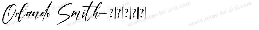Orlando Smith字体转换